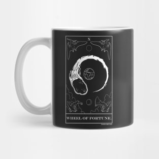 Wheel of fortune Dinosaur meteor pterosaur Tarot Mug